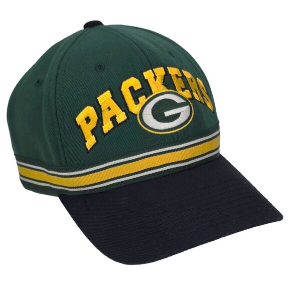 Green Bay Packers Hat - Vintage 90s Starter Pro Line NFL Football Cap Adj Strap - Picture 1 of 5